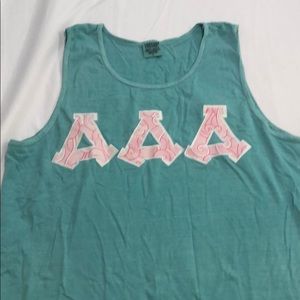 Tri Delta Comfort colors tank